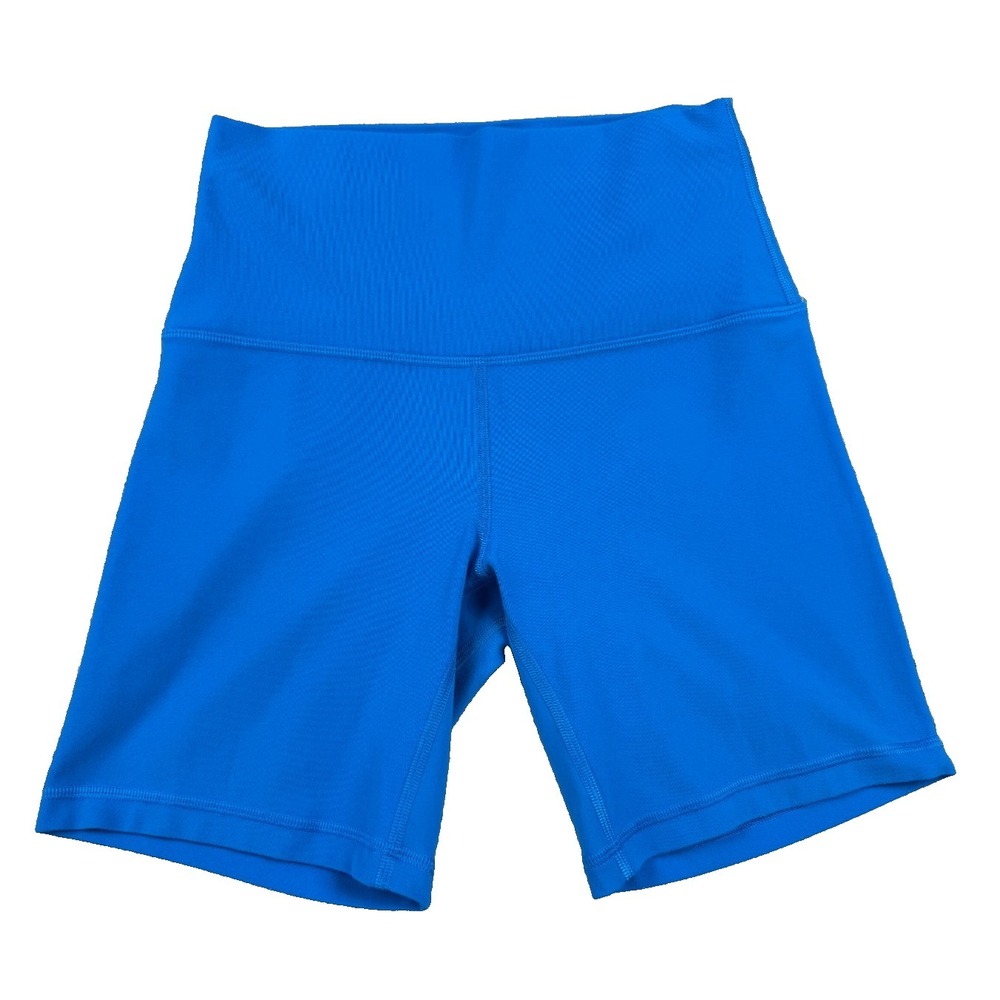 Lululemon Women's Align Shorts Size 4 Blue High Rise 6" Yoga Athletic